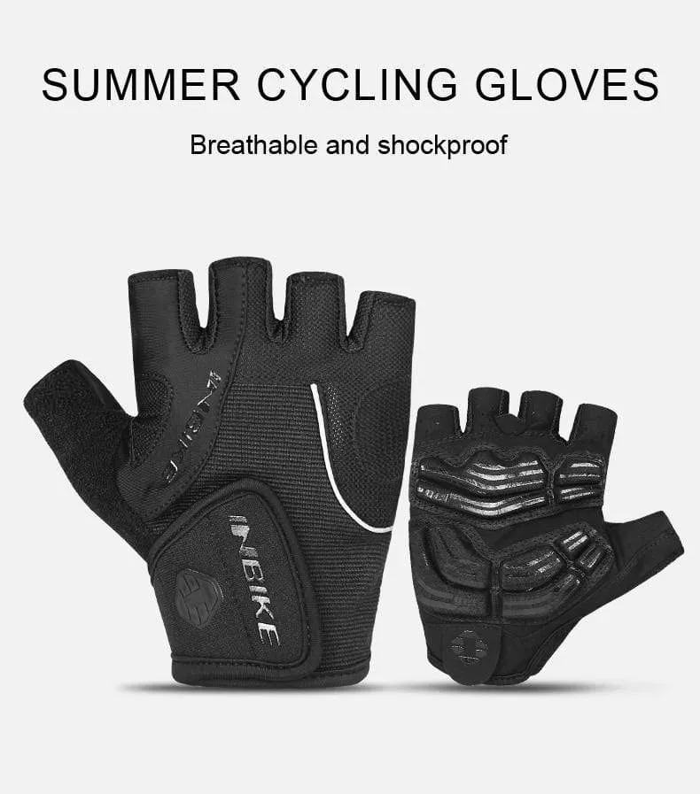 Cycling Gloves Half Finger Bike Gloves Shockproof Breathable GEL MTB Mountain Bicycle Gloves Men Sports Cycling Clothings