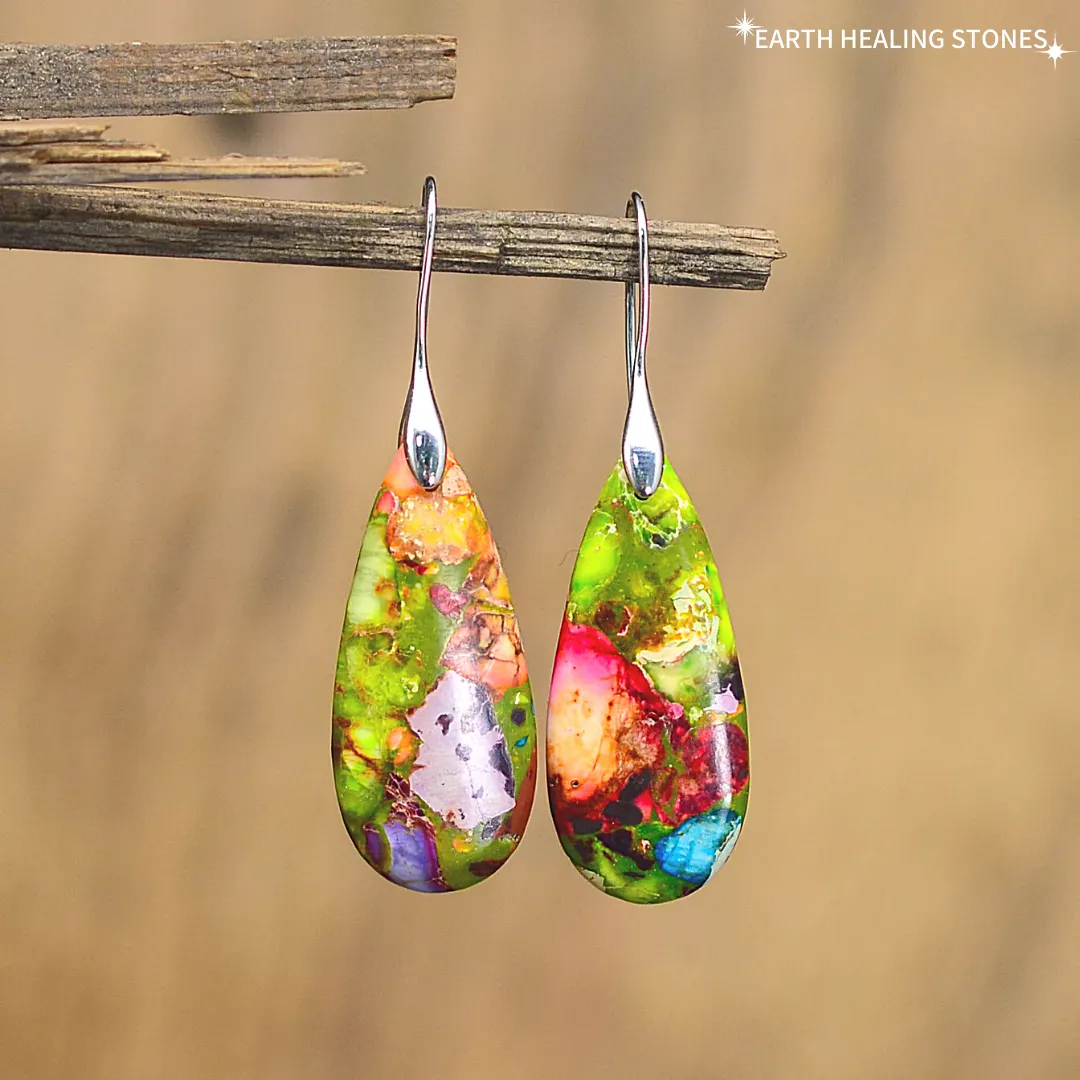 Divine Warrior Jasper Earrings