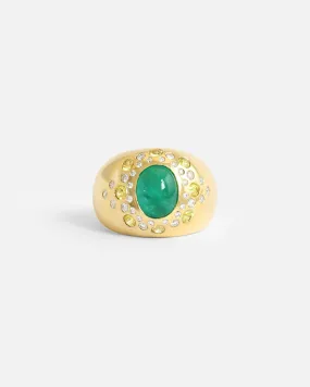 Dome / Emerald Ring