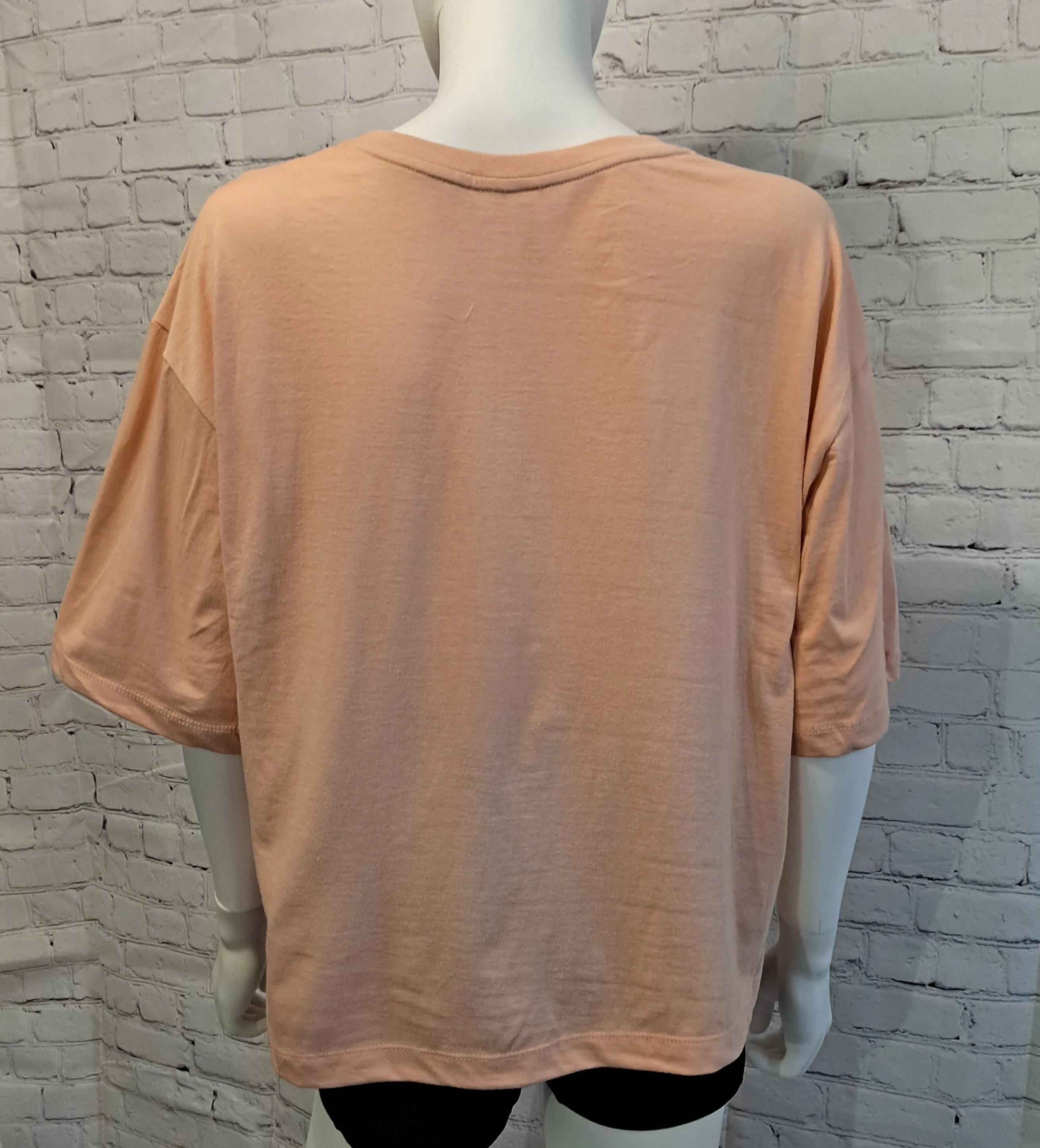 Dusty Peach Boxy Tee