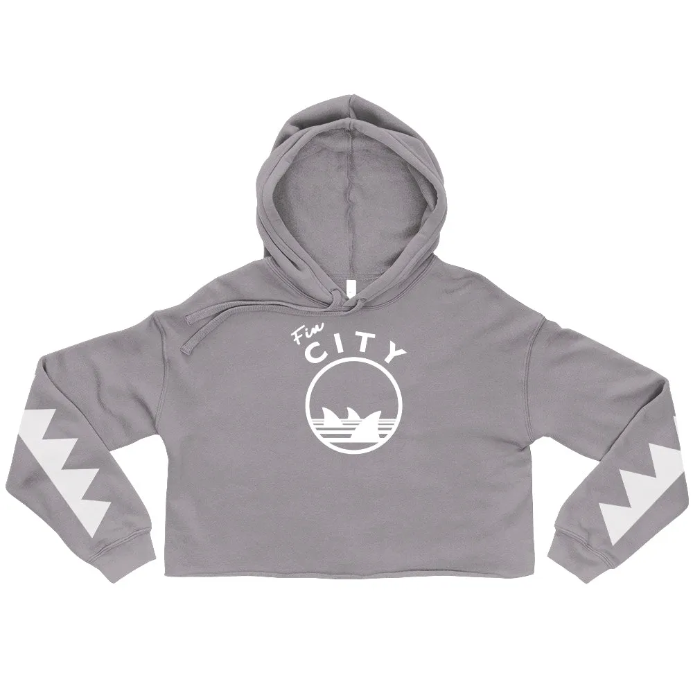 Fin City - Crop Hoodie