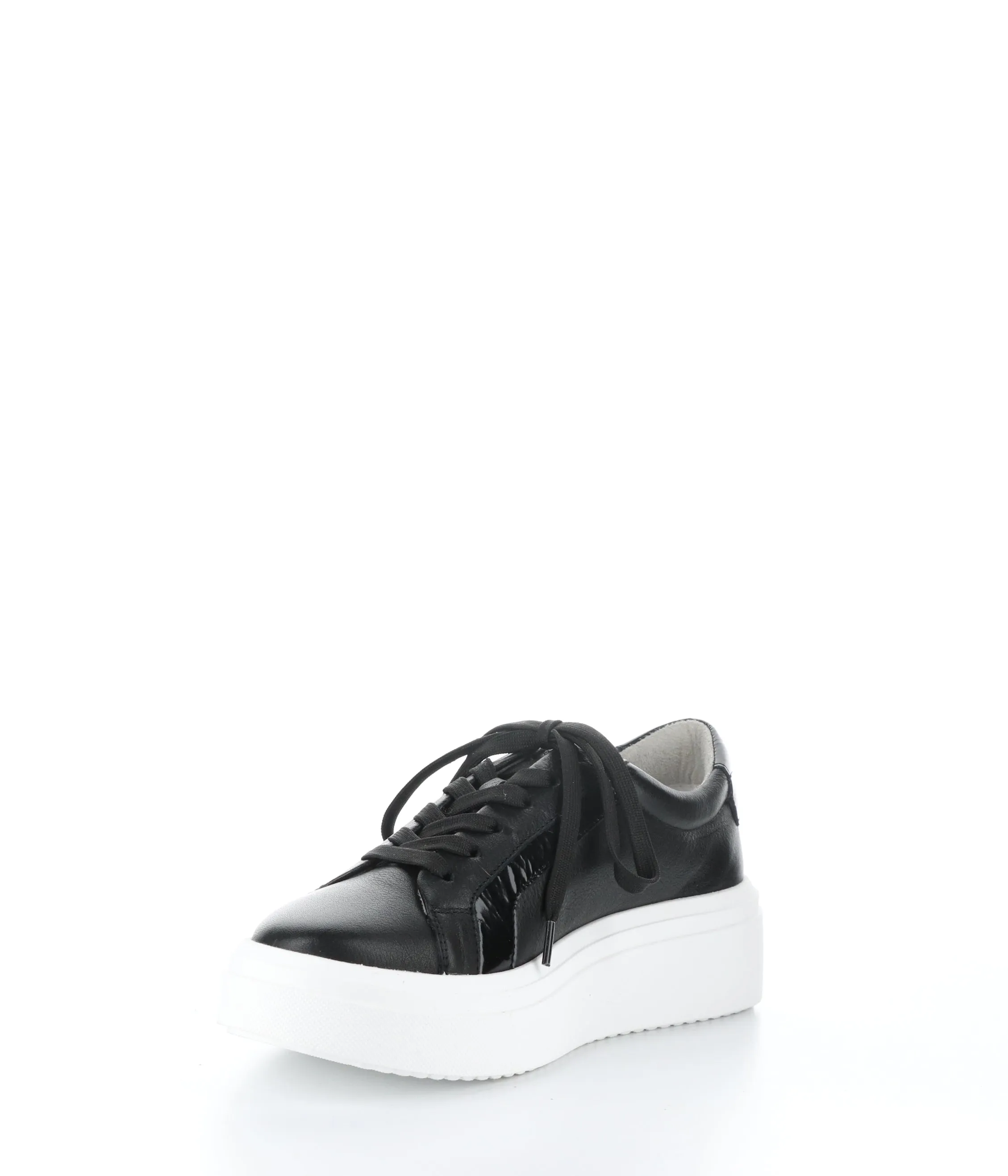 FLAVIA Black Lace-up Shoes