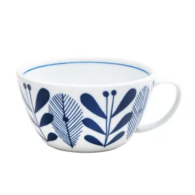 Floral Patterns Porcelain Soup Cup