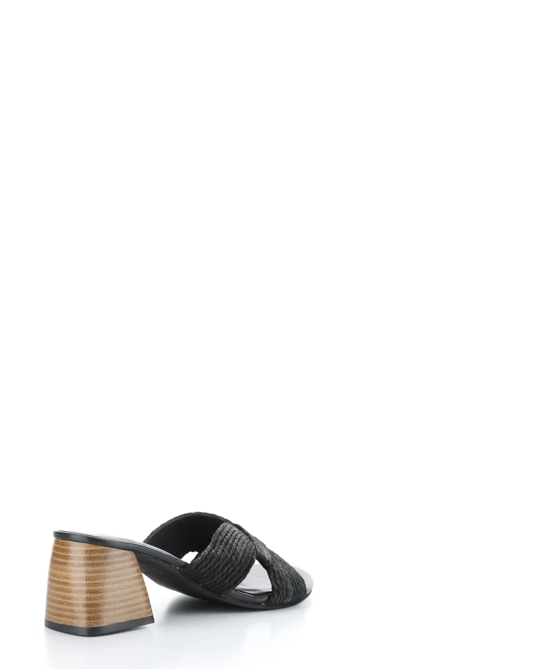 GESSA BLACK Slip-on Sandals