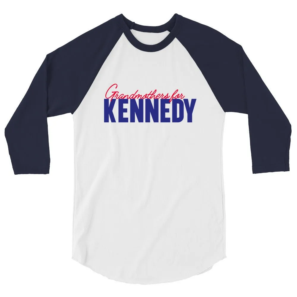 Grandmothers for Kennedy 3/4 Sleeve Raglan Shirt