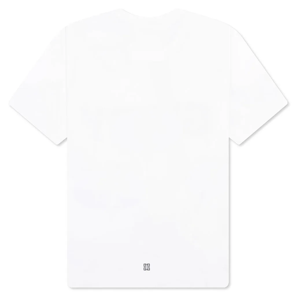 GVCY Floral Printed Crewneck T-Shirt - White