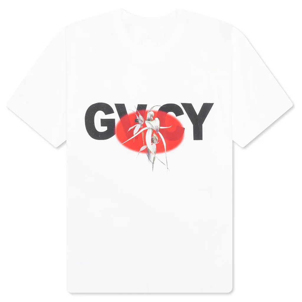 GVCY Floral Printed Crewneck T-Shirt - White