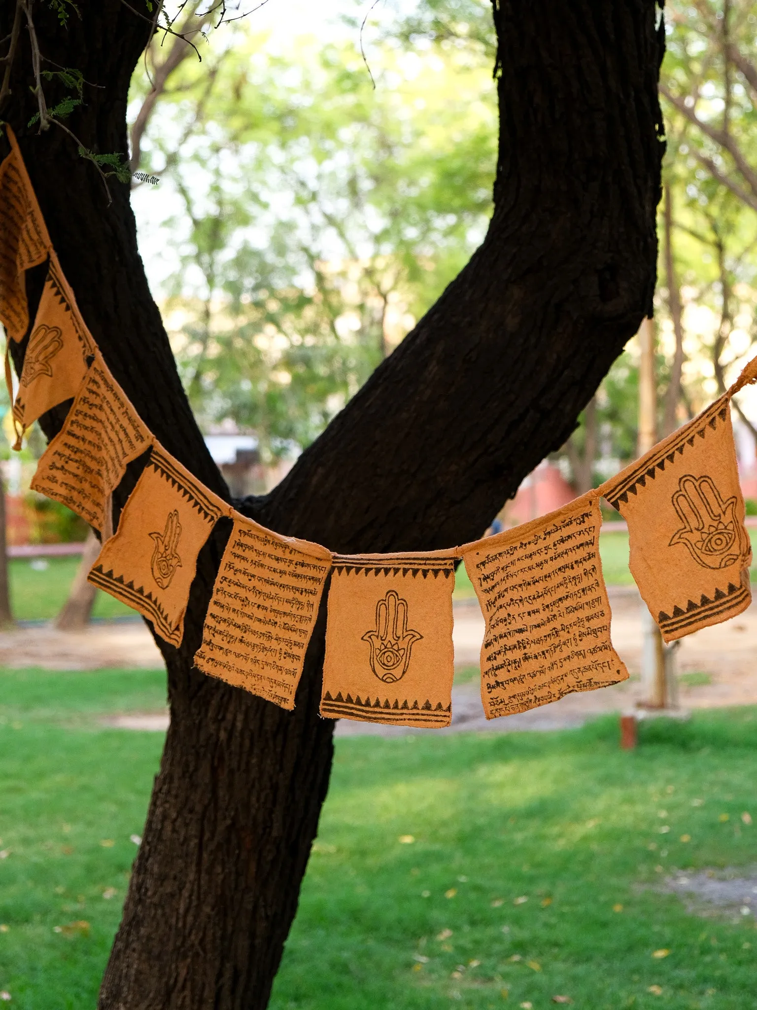 Hamsa  Prayer flag