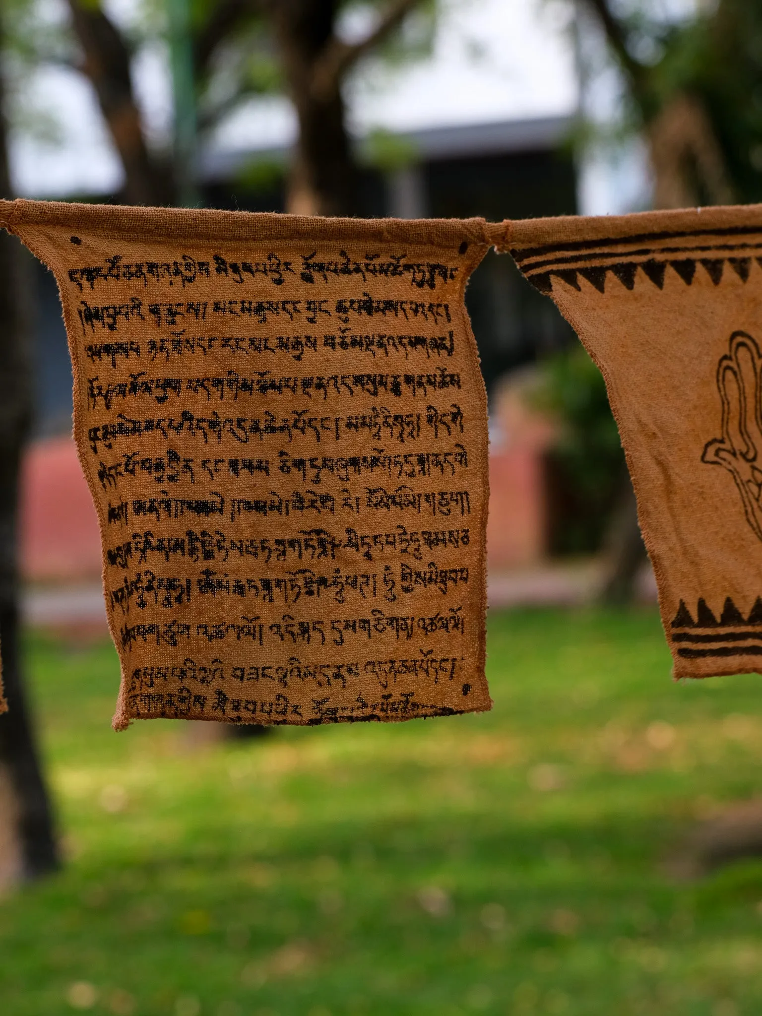 Hamsa  Prayer flag