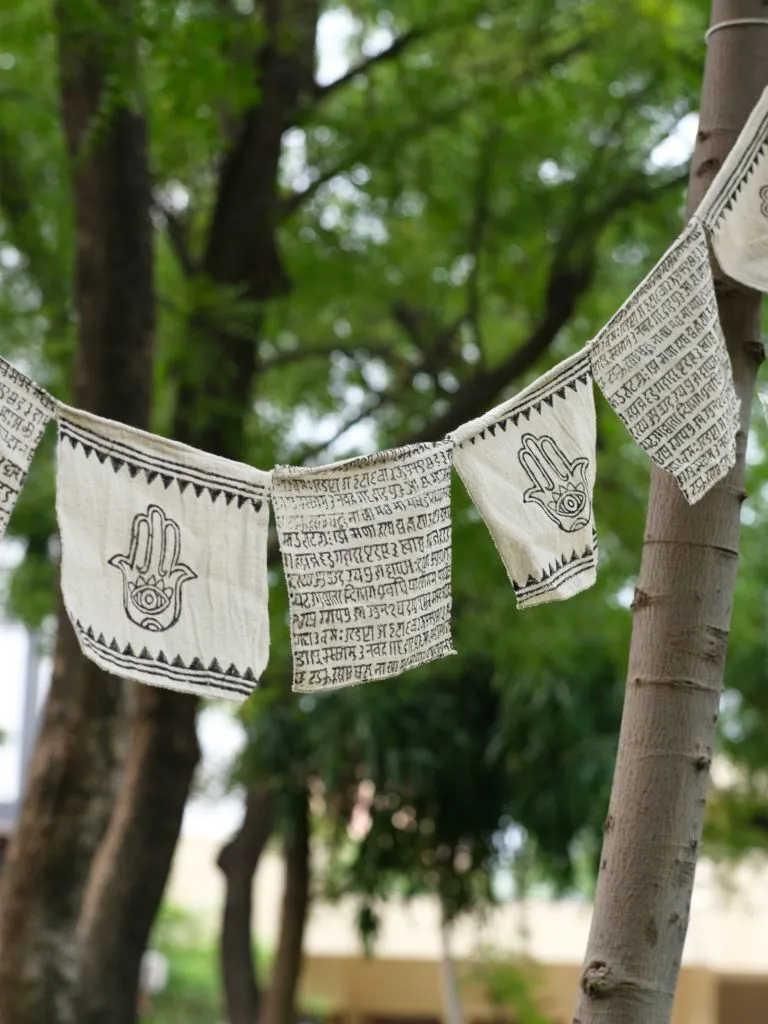 Hamsa  Prayer flag