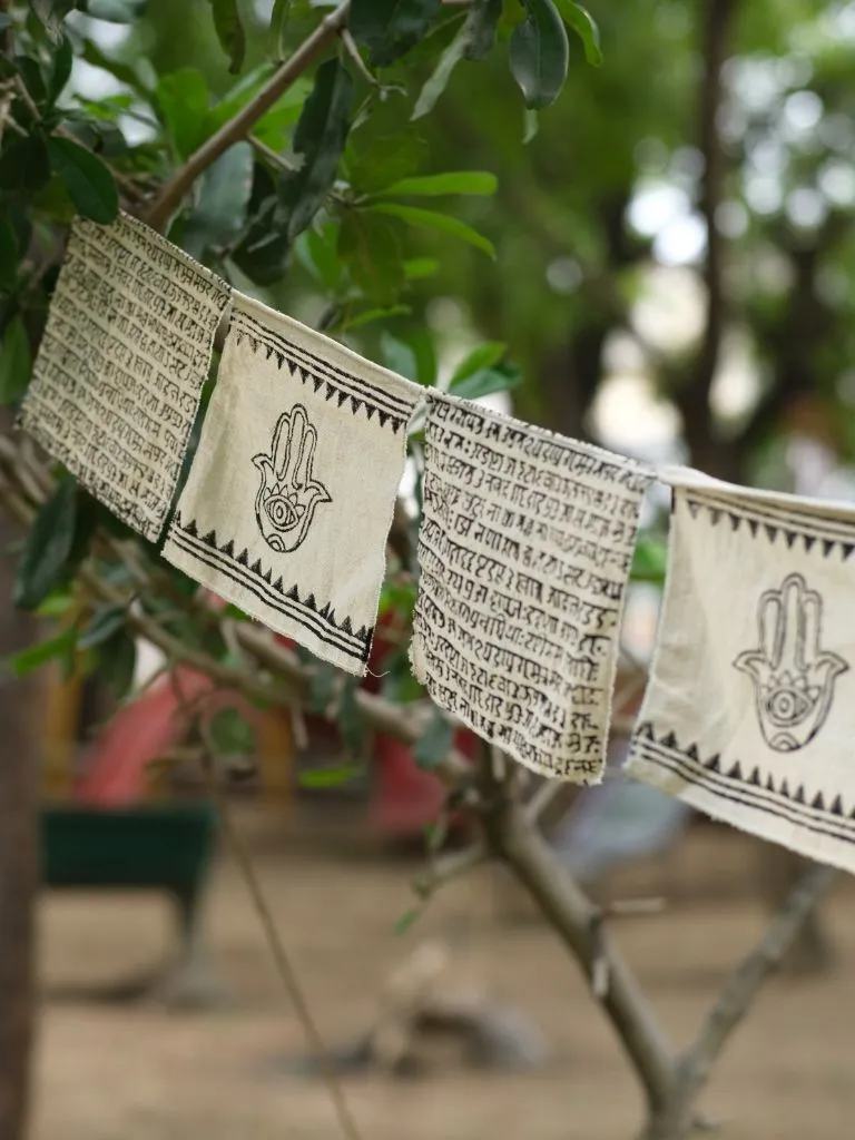 Hamsa  Prayer flag