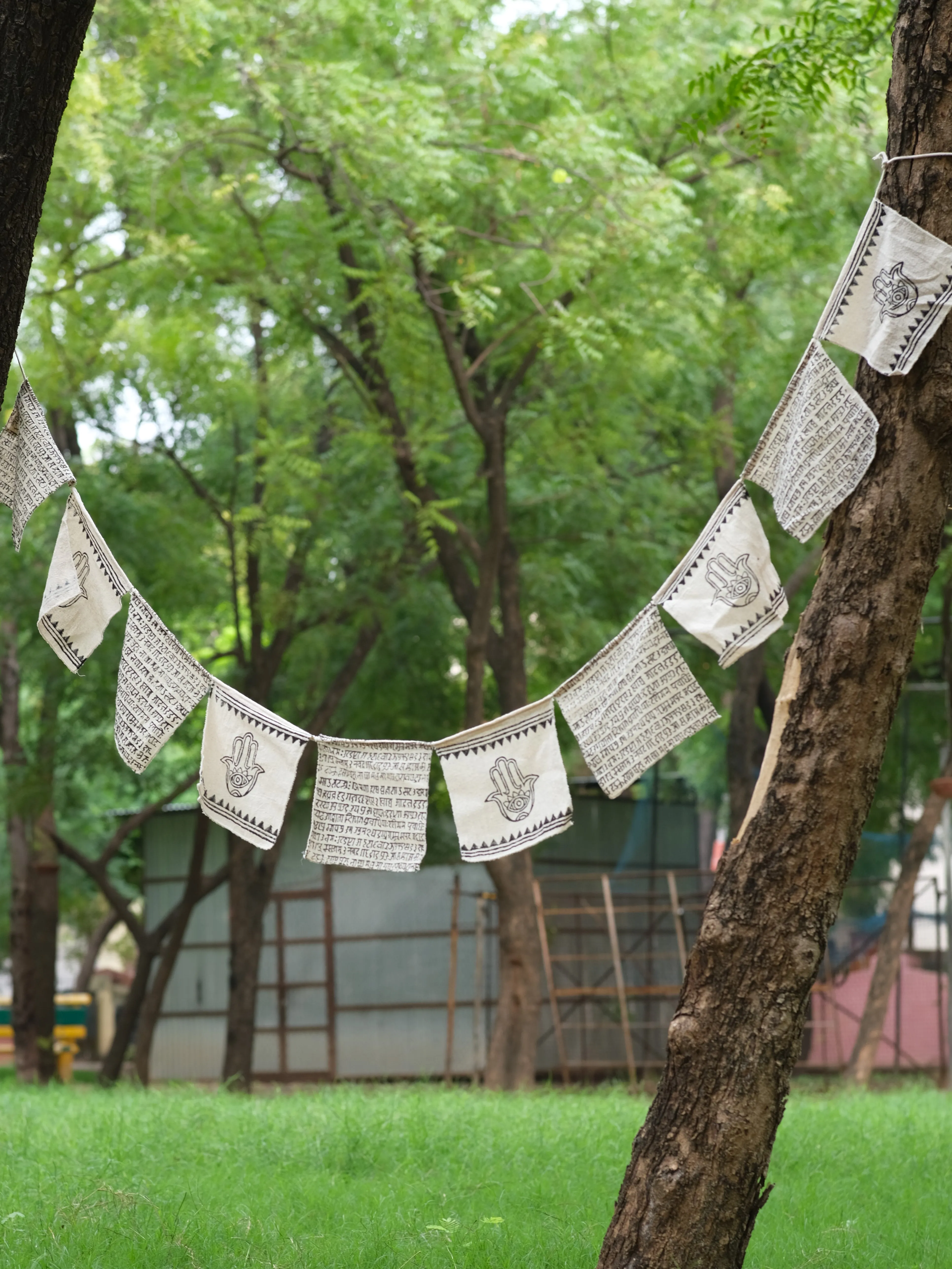 Hamsa  Prayer flag