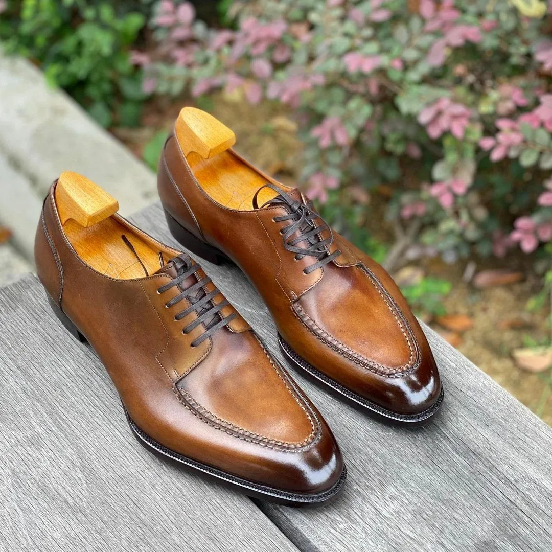 Holland Pie-Crust Apron Derby Shoes