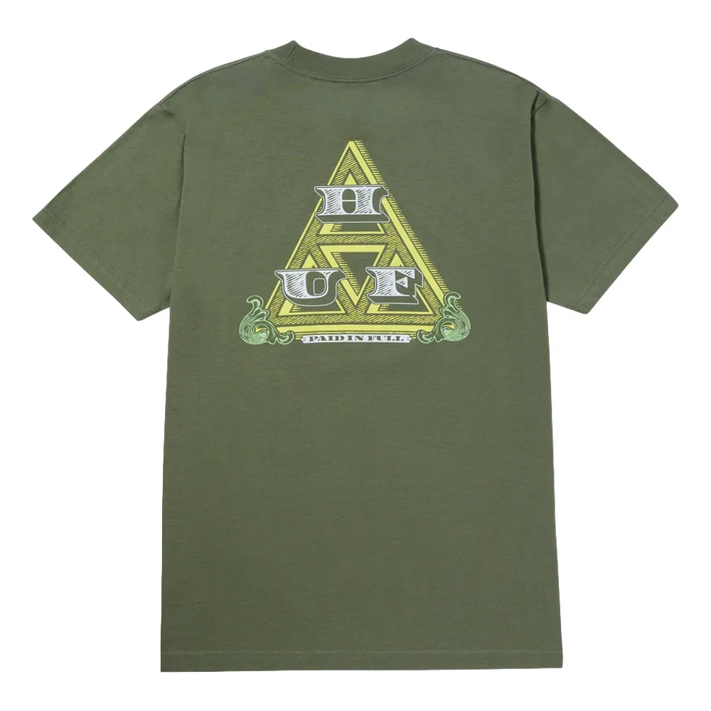 HUF PAID IN FULL S/S TEE-OLIVE