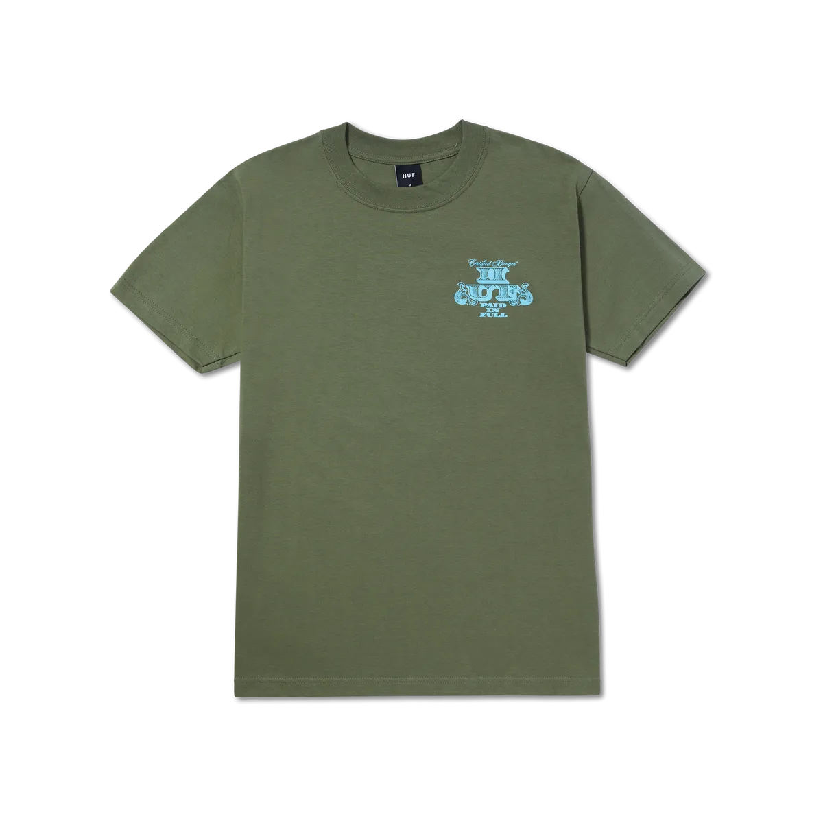 HUF PAID IN FULL S/S TEE-OLIVE