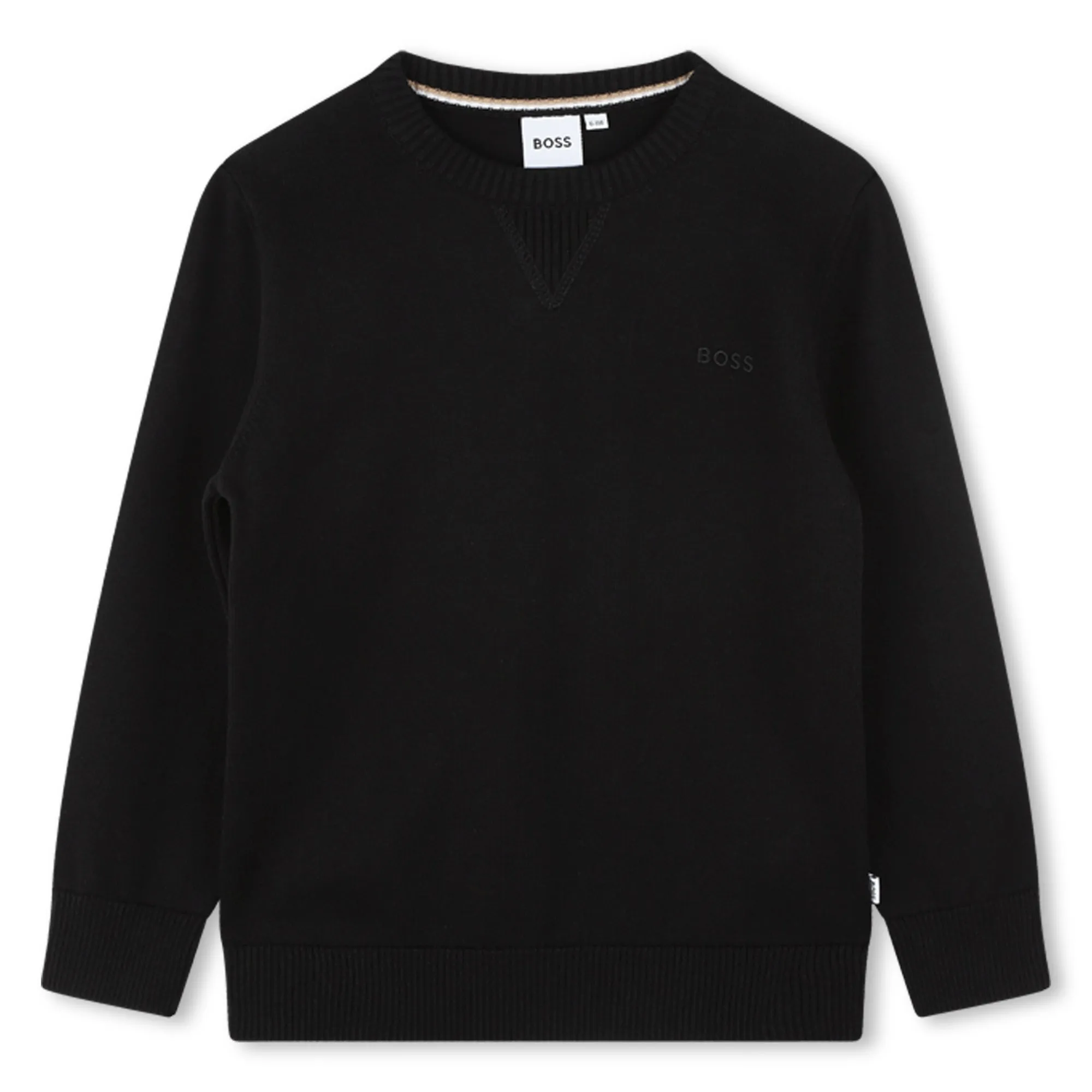 Hugo Boss Boys Black Sweater_J25Q05-09B