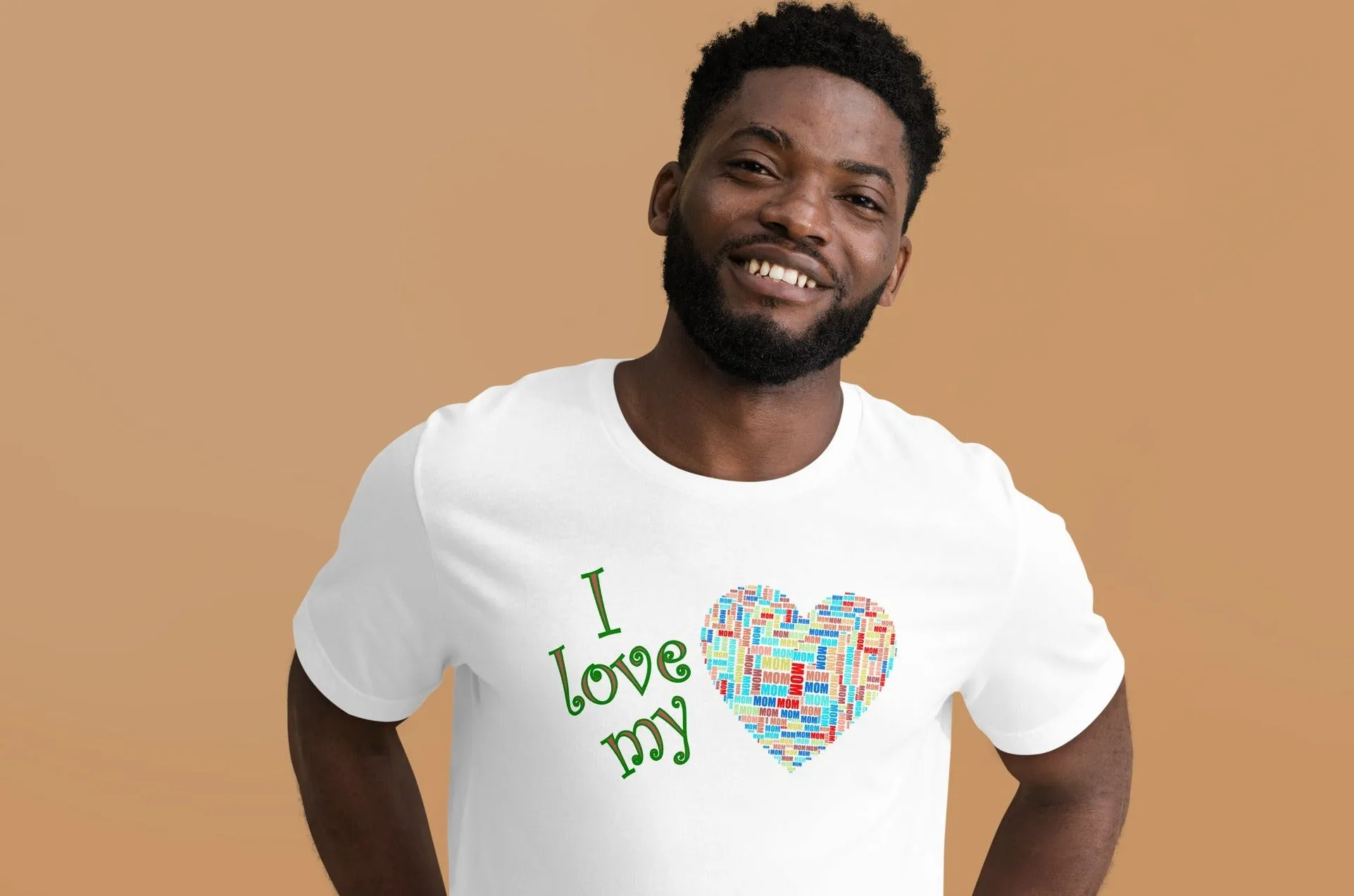 I Love My Mom Unisex t-shirt