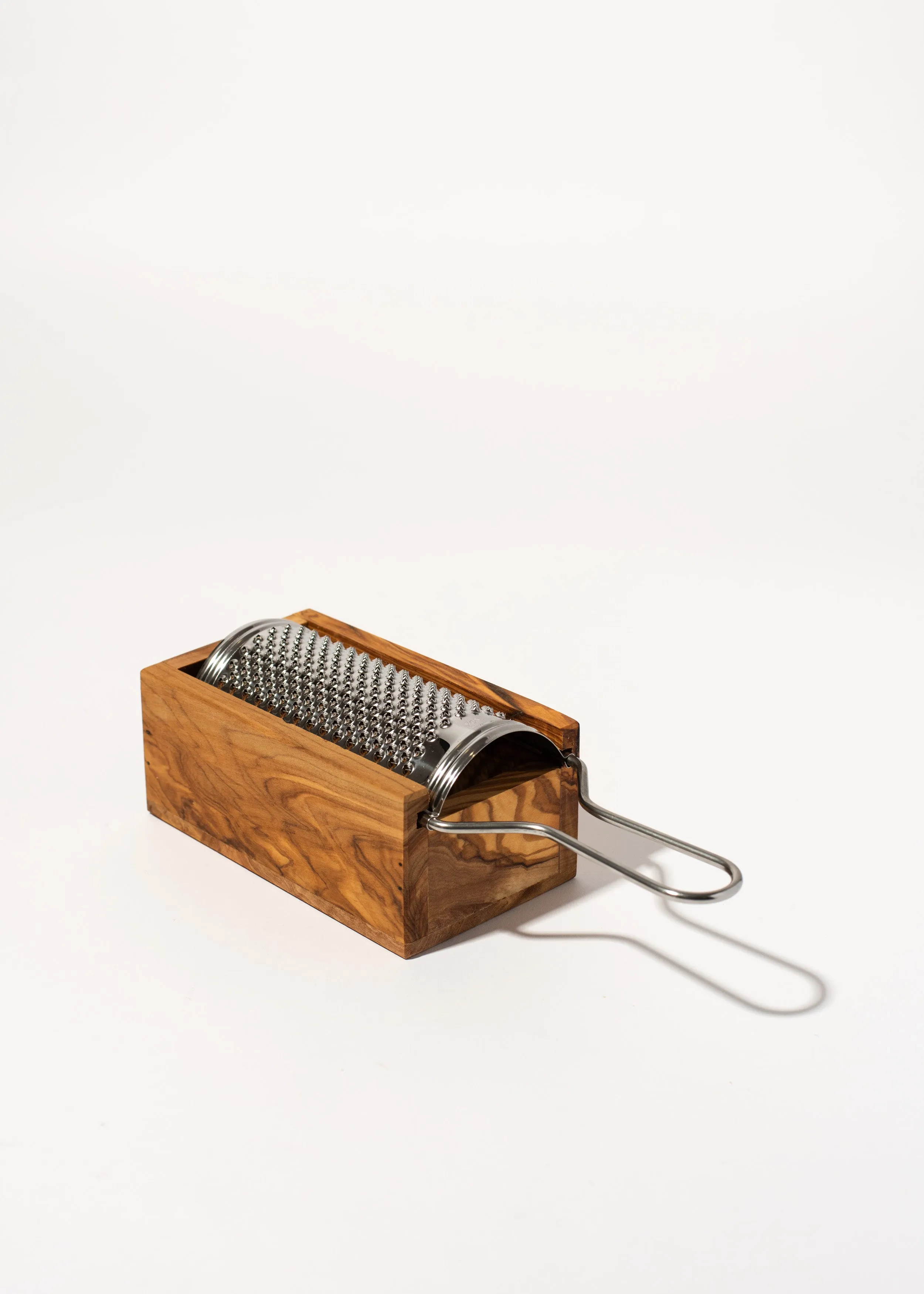 Italian Olivewood Box Cheese Grater