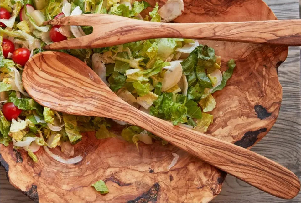 Italian Olivewood Serving Fork