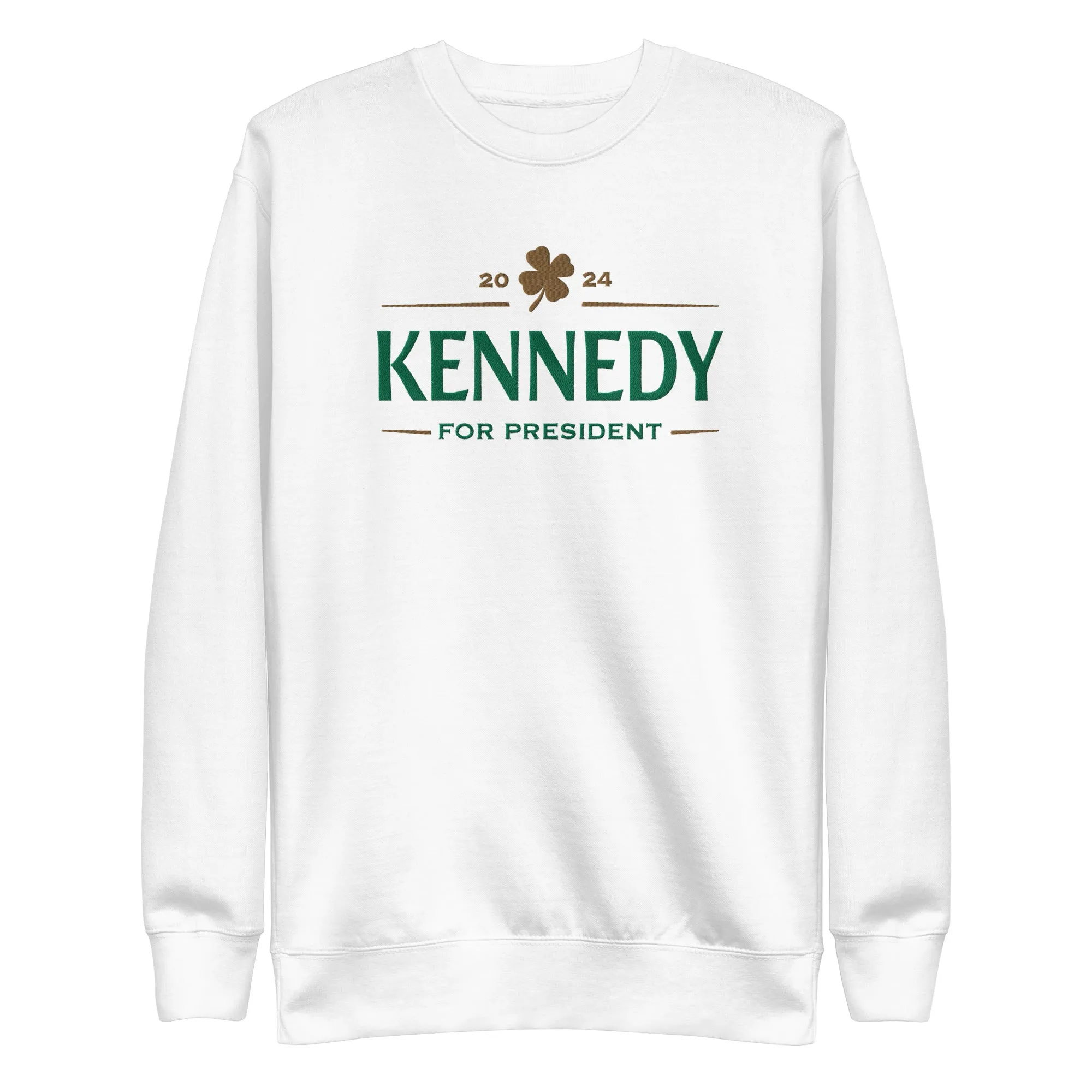 Kennedy Clover Embroidered Unisex Premium Sweatshirt