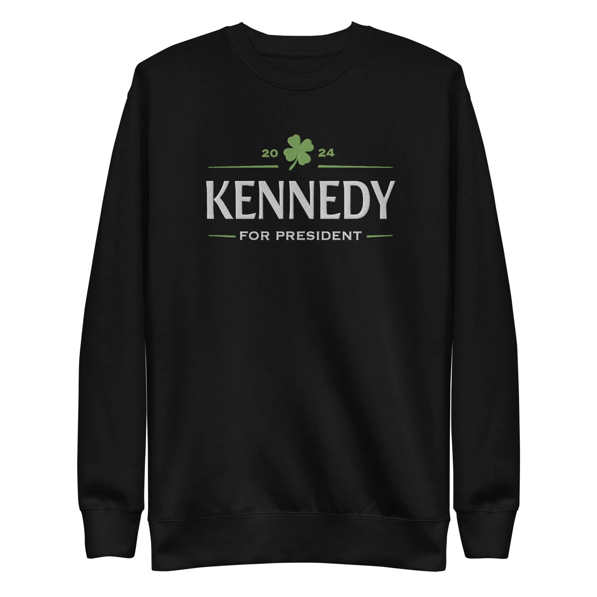 Kennedy Clover Embroidered Unisex Premium Sweatshirt