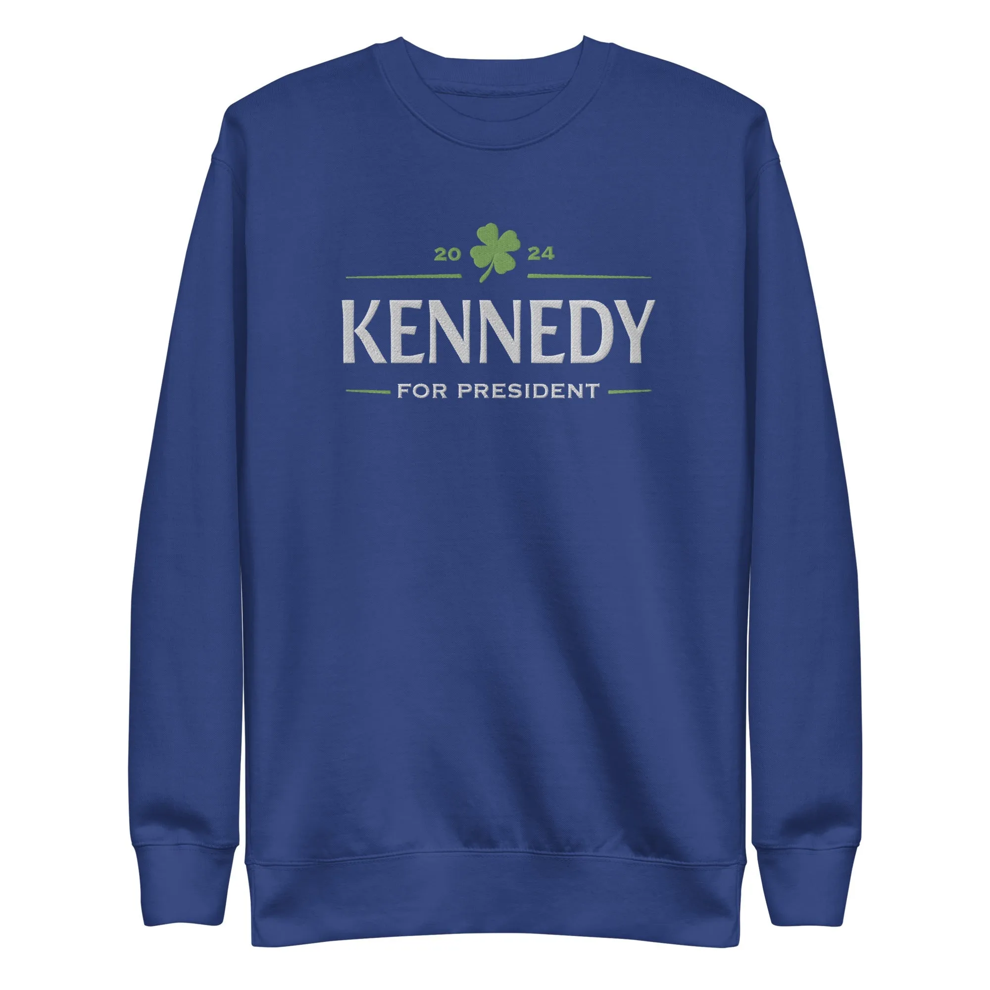 Kennedy Clover Embroidered Unisex Premium Sweatshirt