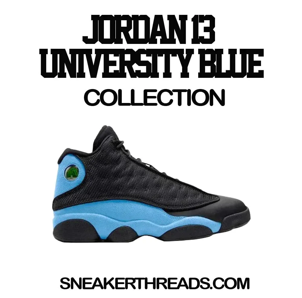 Kids University Blue 13 Shirt - Fly kicks- Black