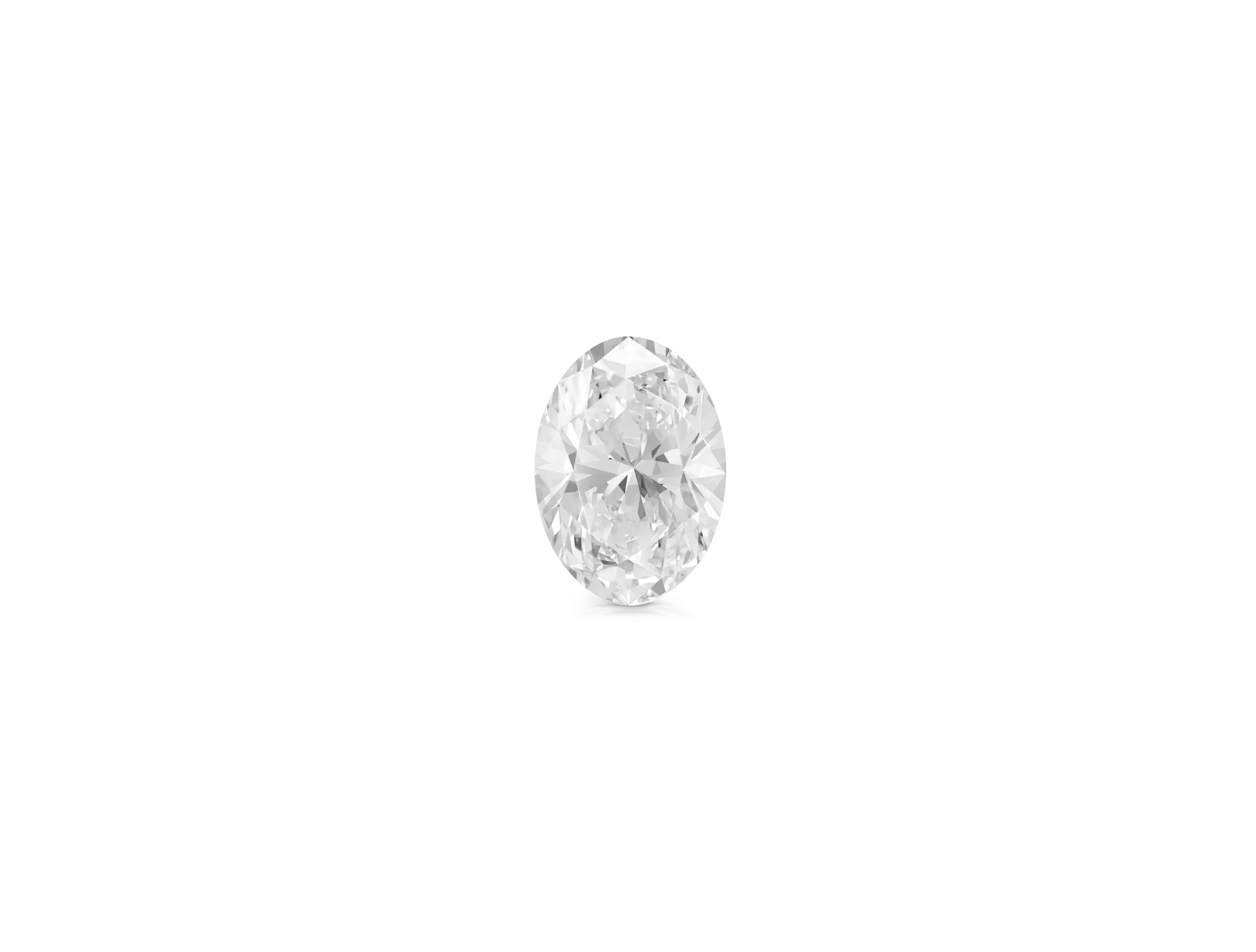 Lab-Grown Loose 1ct. Oval Cut Diamond | White