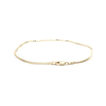 Ladies Box Chain Bracelet