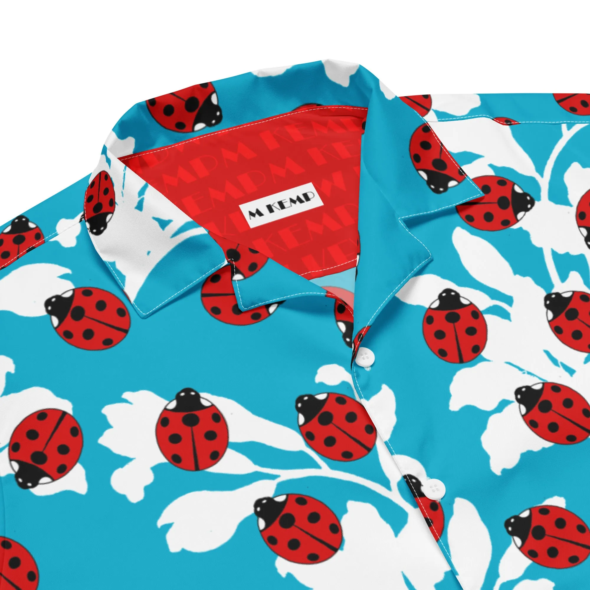 Ladybug Unisex button shirt