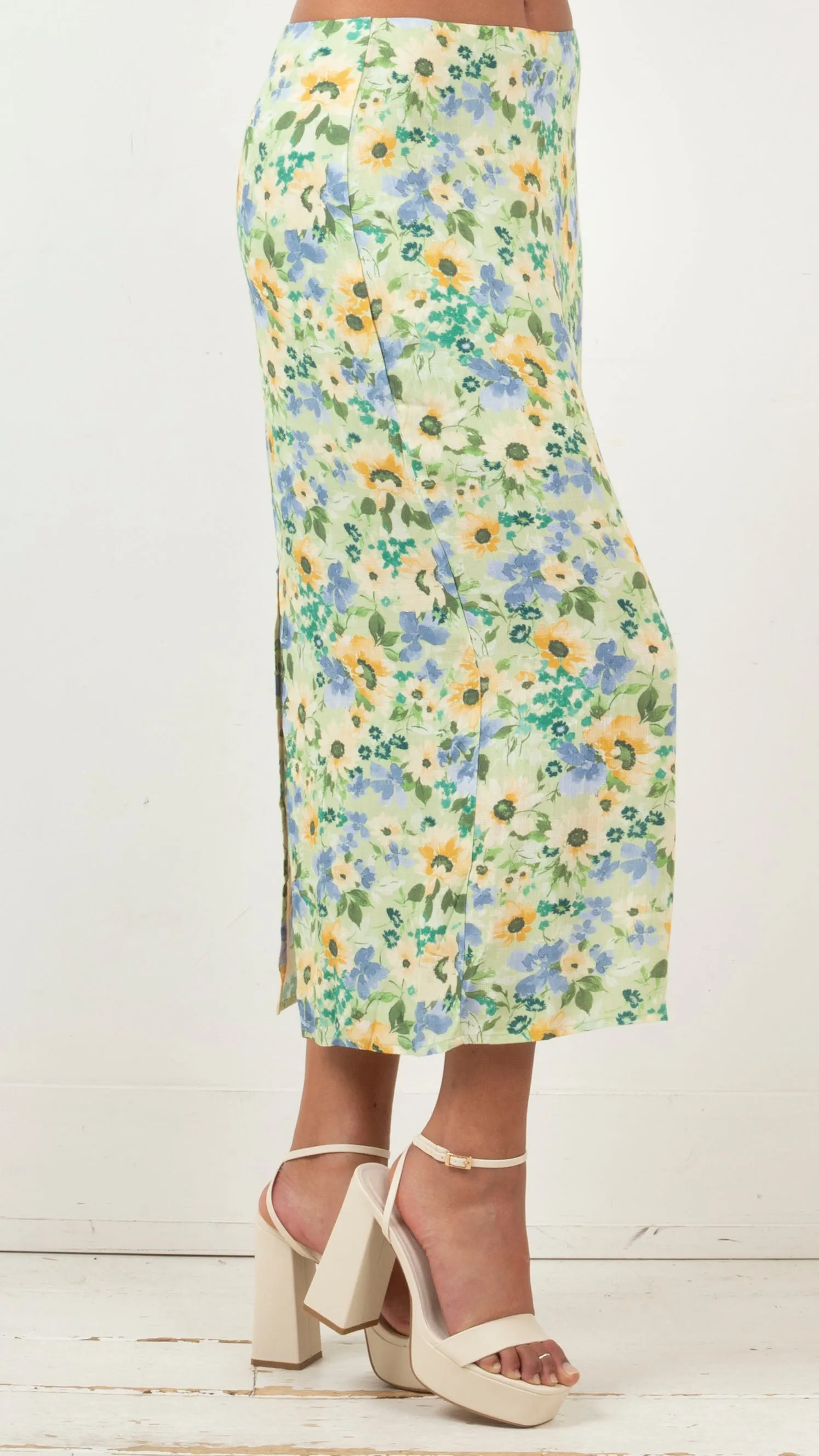 Lane Maxi Skirt - Floral