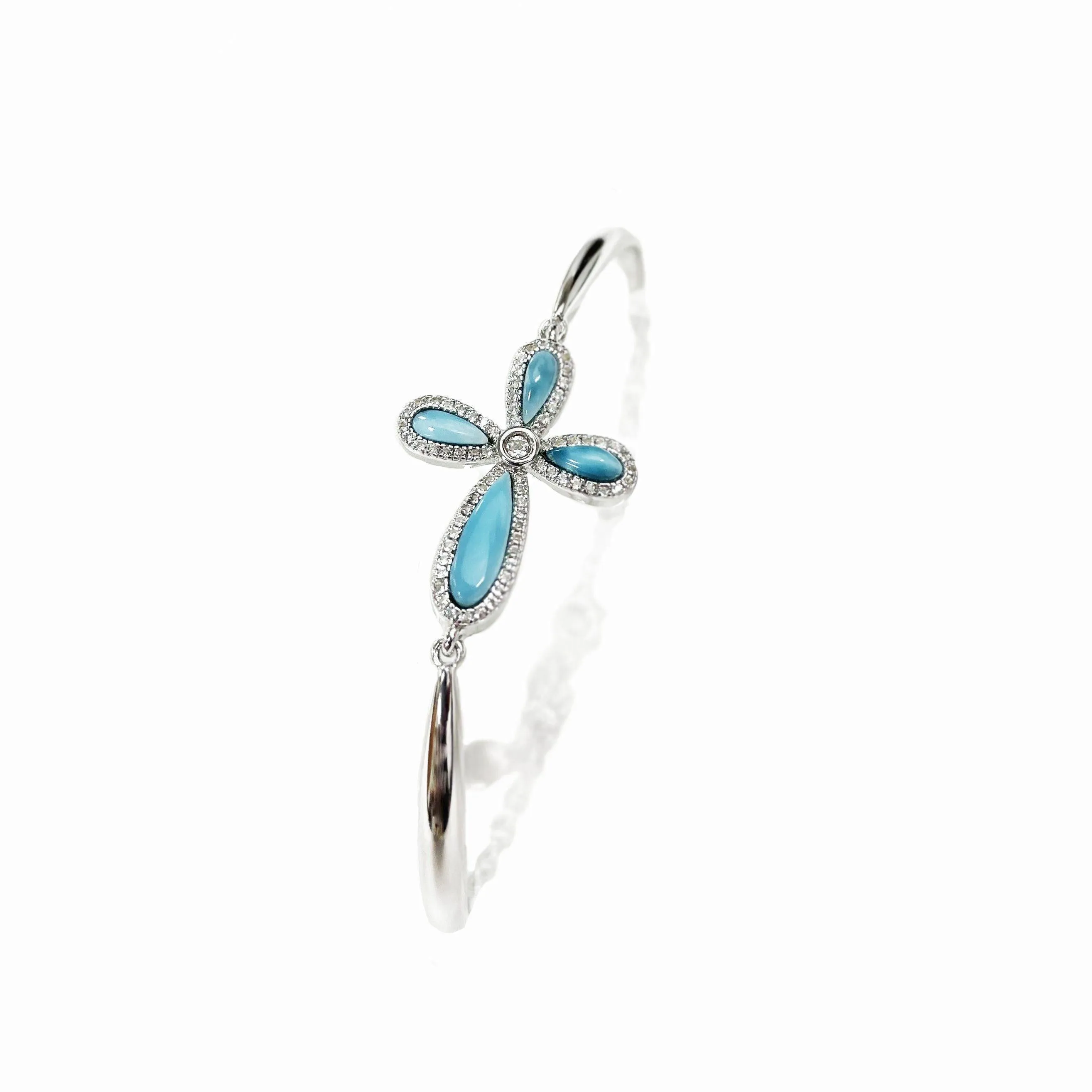 Larimar Kai Cross Bracelet