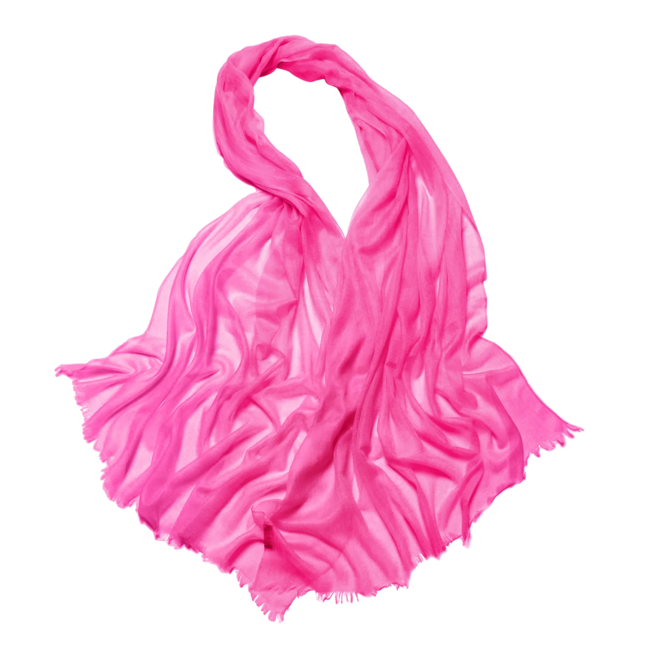 Lauren Cashmere Wrap Hot Pink