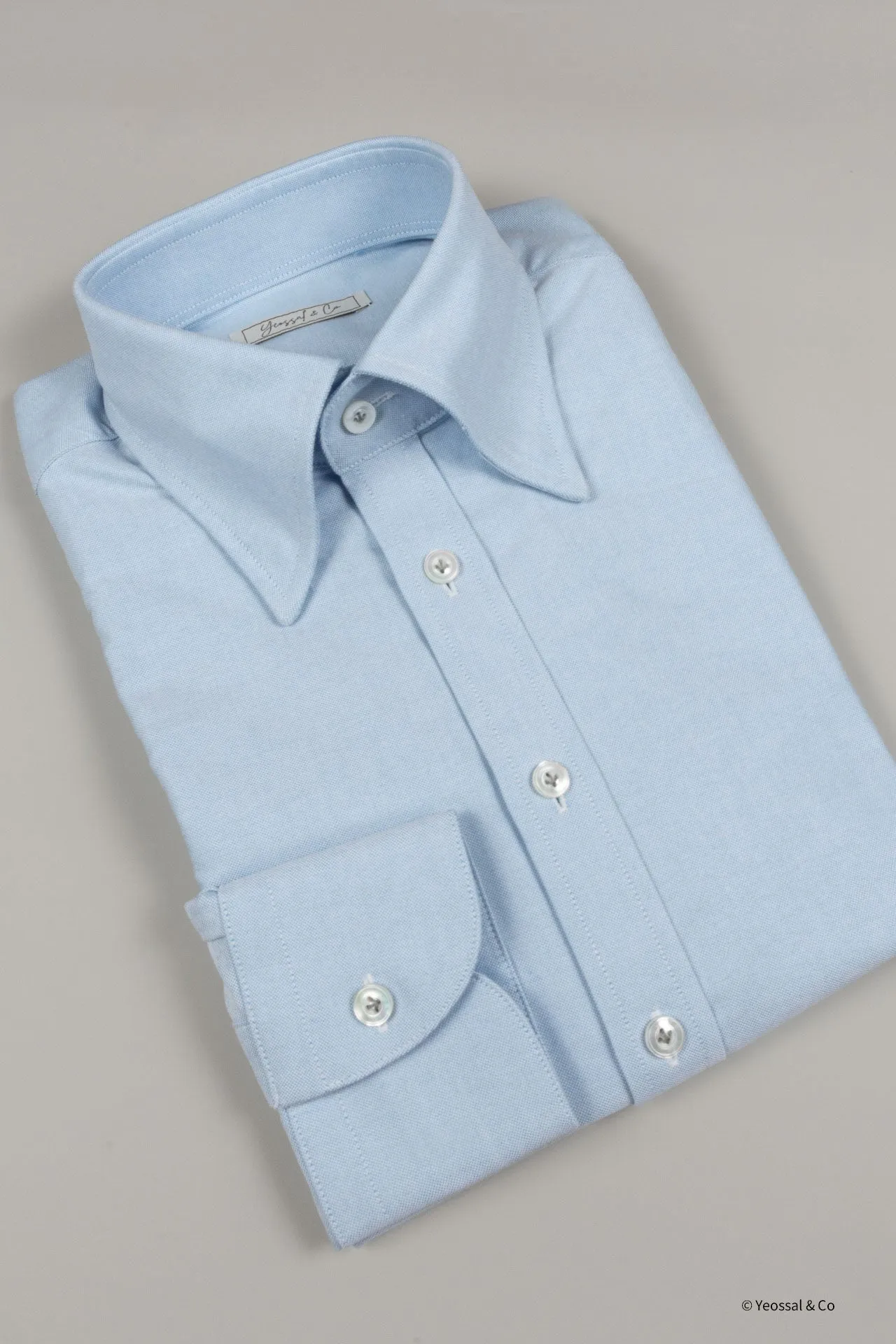 Light Blue Oxford Cotton Shirt MGC1003