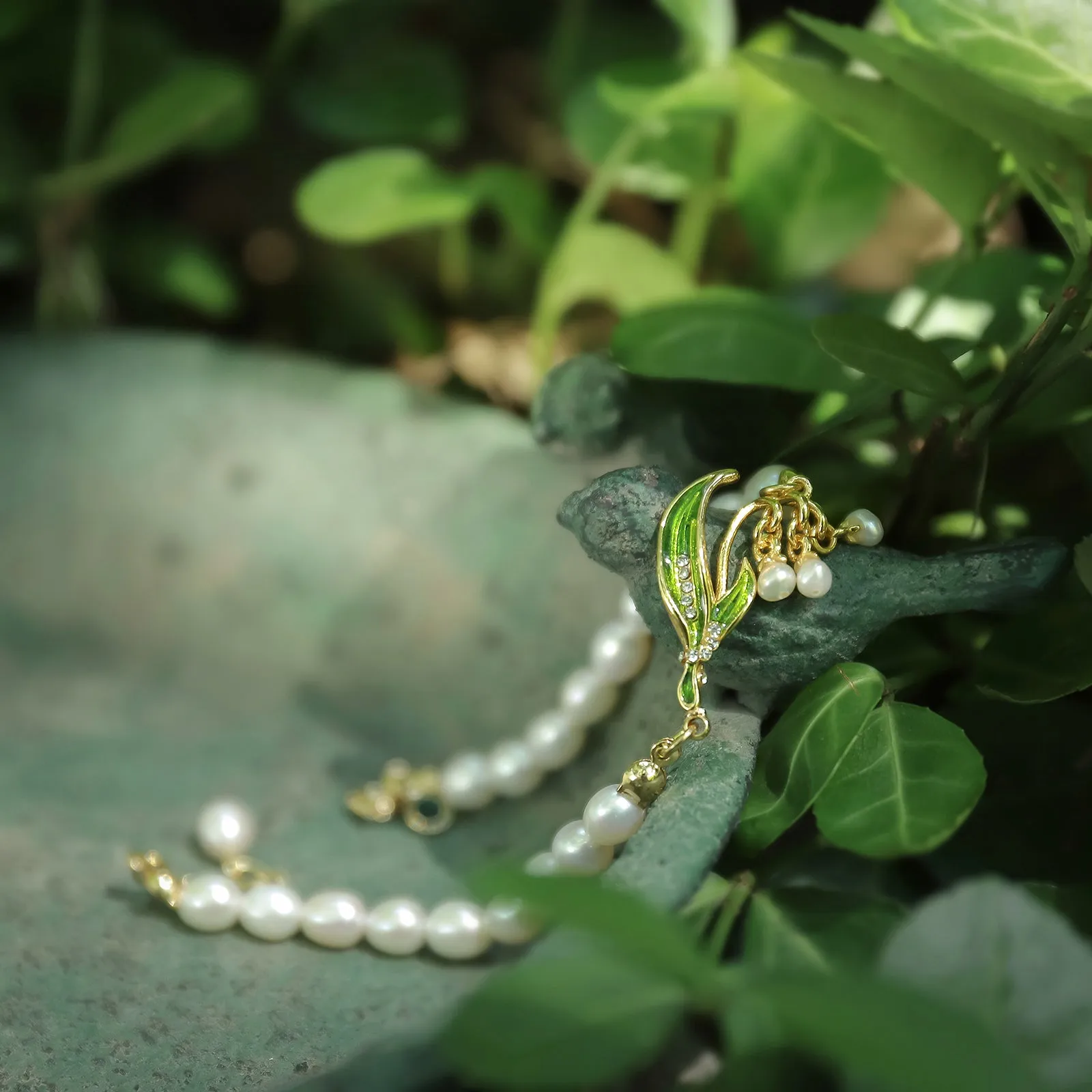 Lily Of The Valley Pearl Bracelet