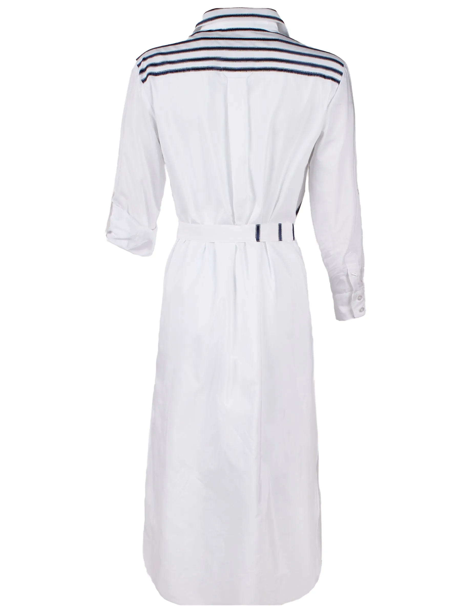 Long Alex Shirt Dress Ribbon Stripe