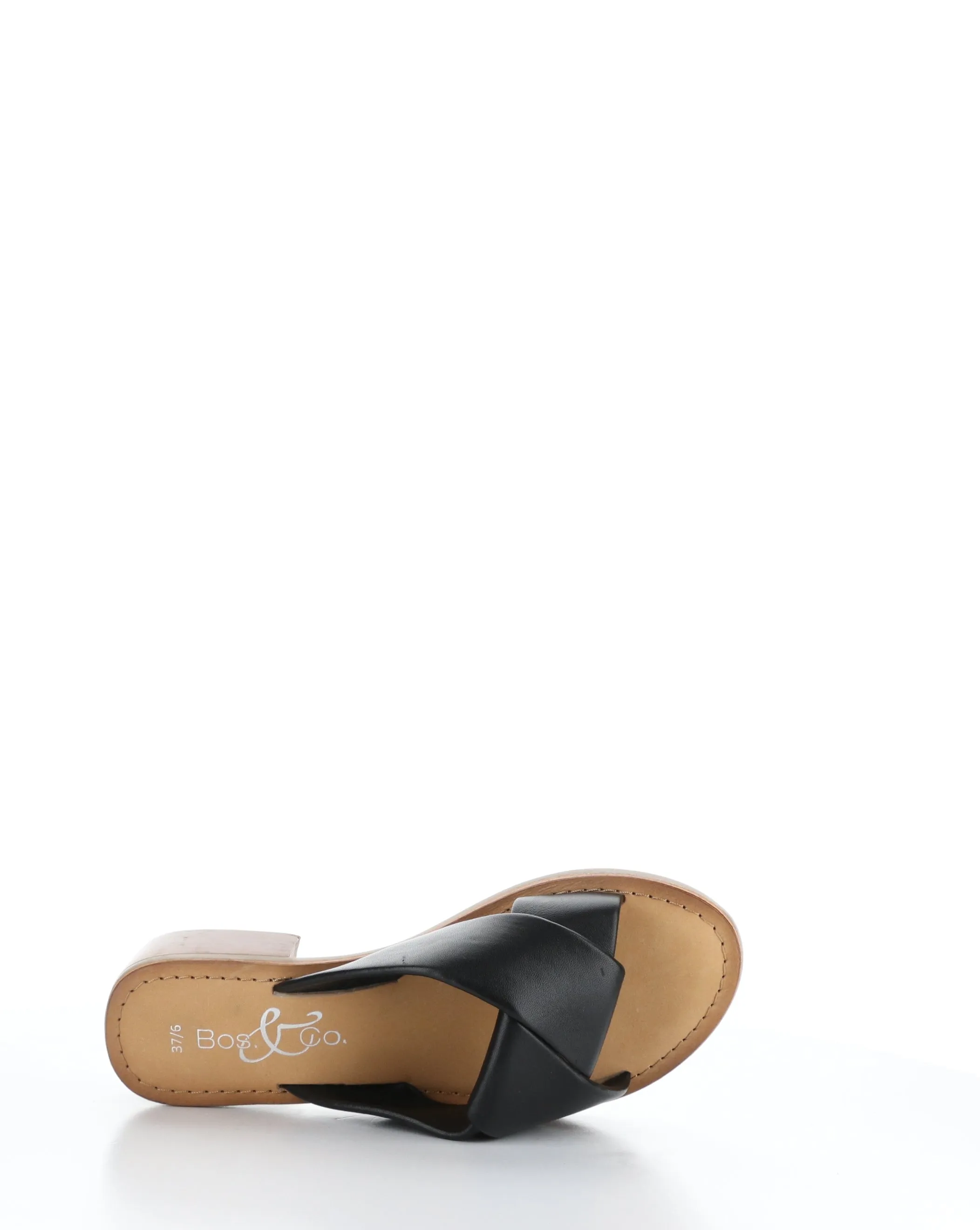 MALVY BLACK Slip-on Sandals