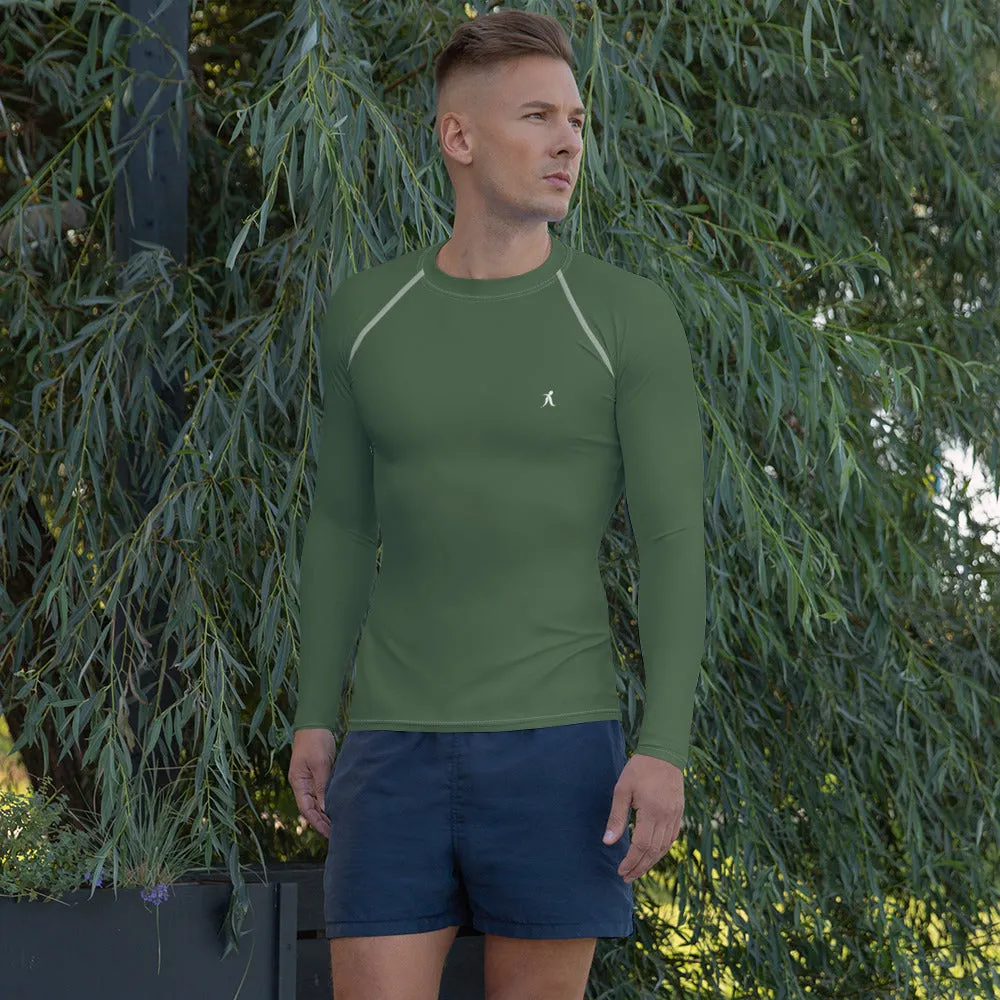 Men's Green Rash Guard