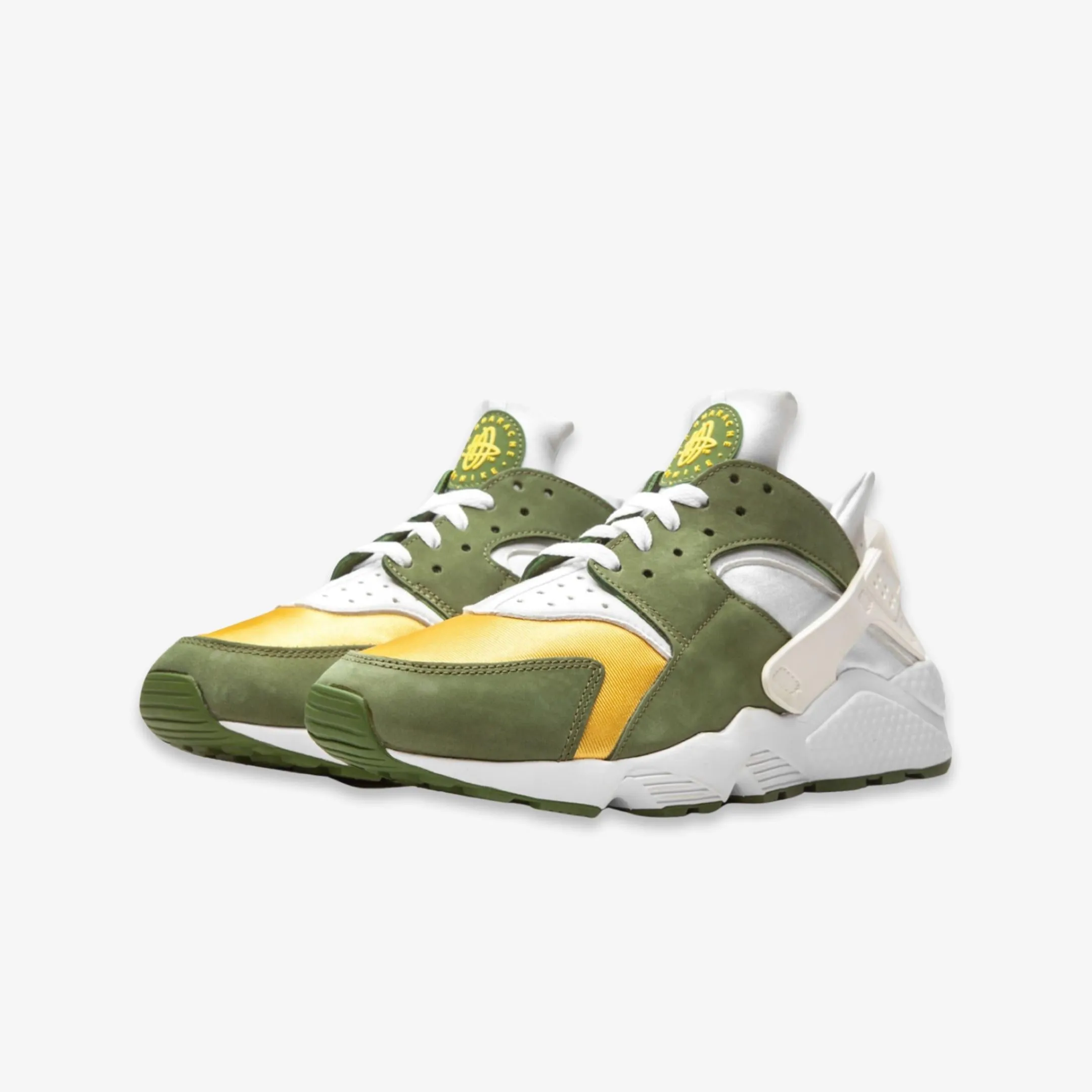 (Men's) Nike Air Huarache LE x Stussy 'Dark Olive' (2021) DD1381-300