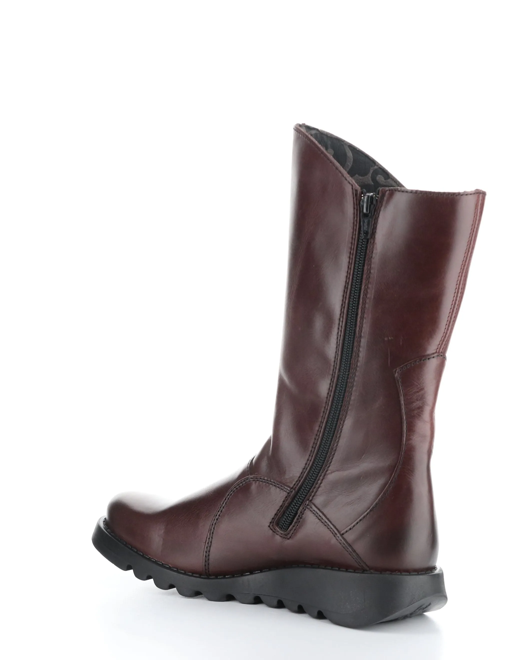 MES913FLY 032 WINE Round Toe Boots