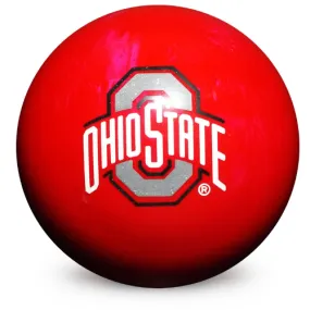 NCAA Engraved Plastic Ohio State Buckeyes Undrilled Bowling Ball