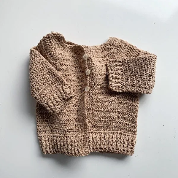 Organic cotton cardigan