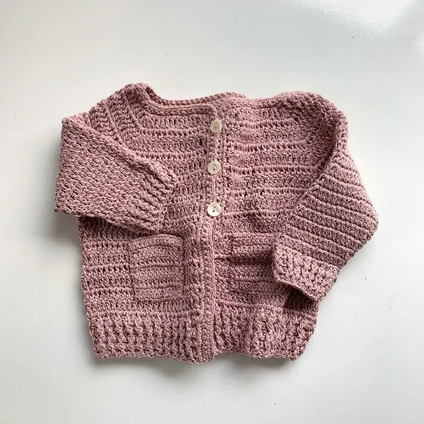 Organic cotton cardigan