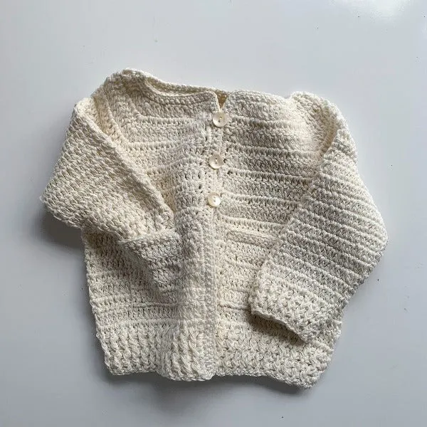 Organic cotton cardigan