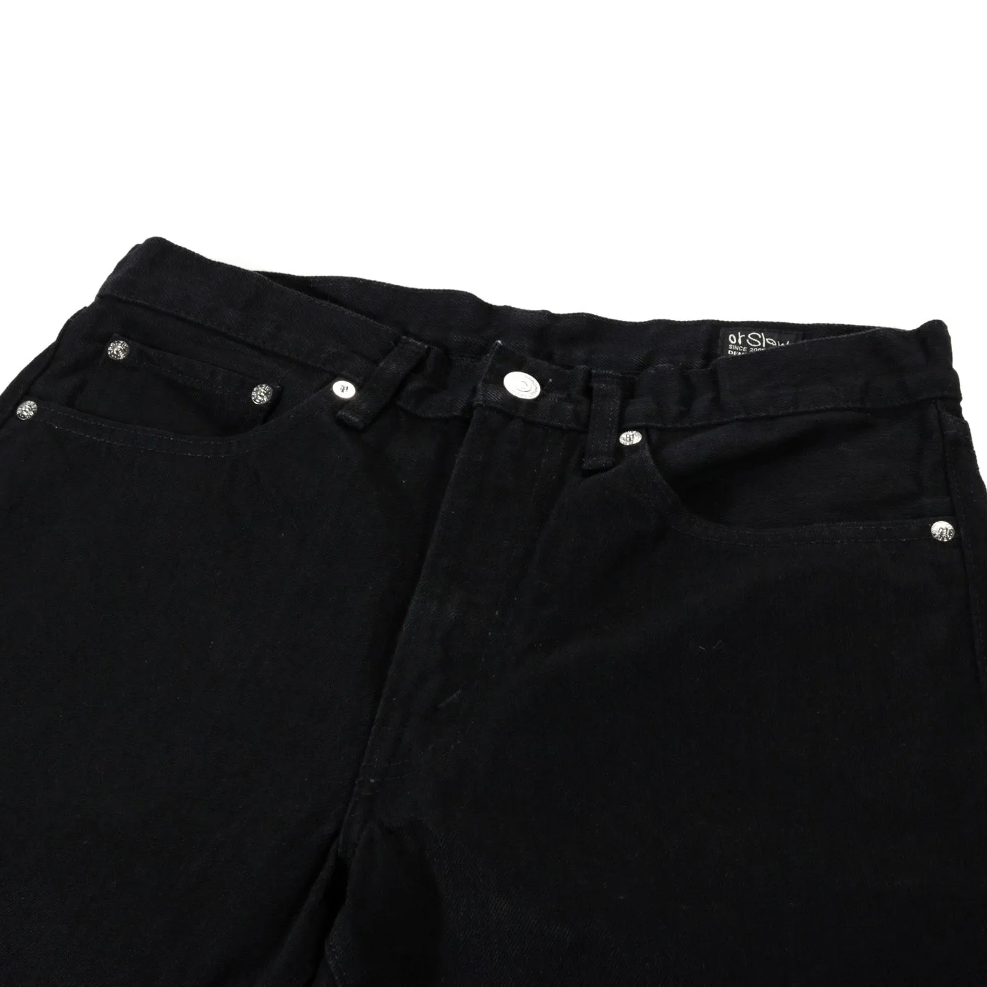 ORSLOW 107 IVY FIT BLACK DENIM