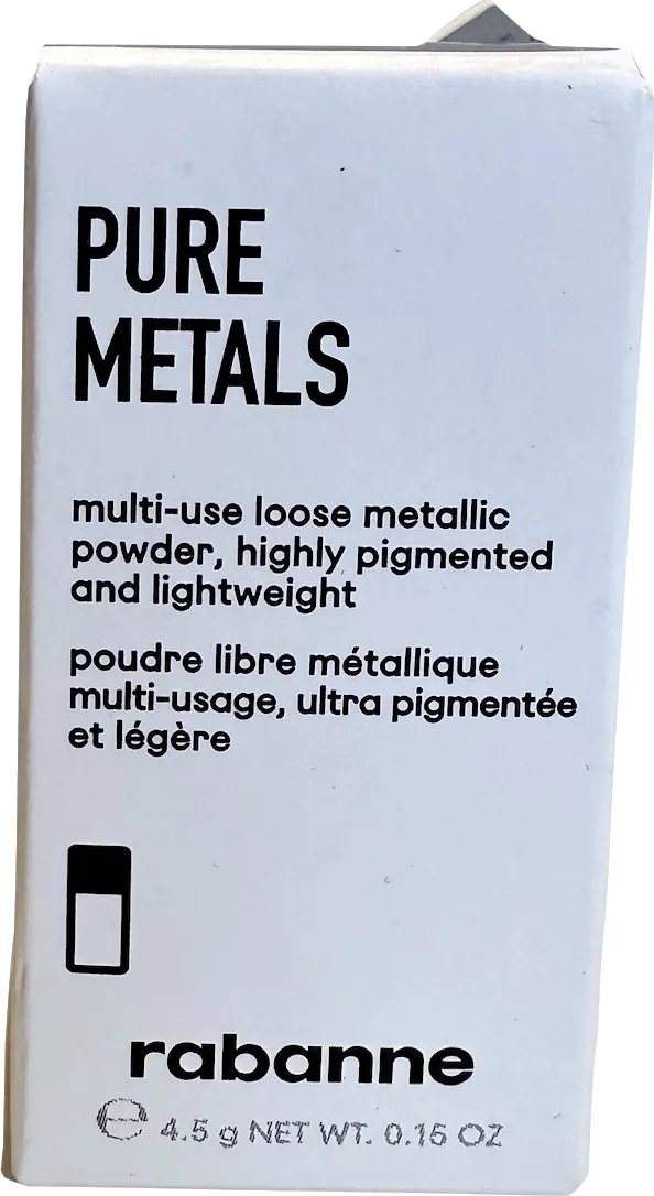 Paco Rabanne Pure Metals Multi-use Loose Metallic Powder Metal Dust 4.5g