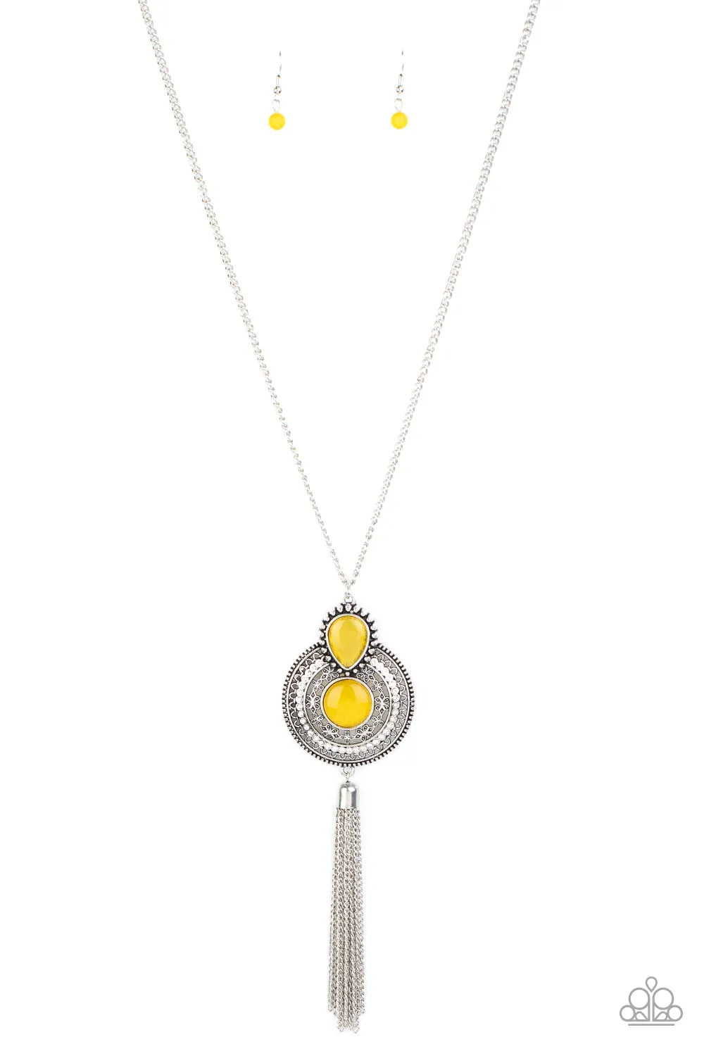 Paparazzi Mountain Mystic Yellow Necklace