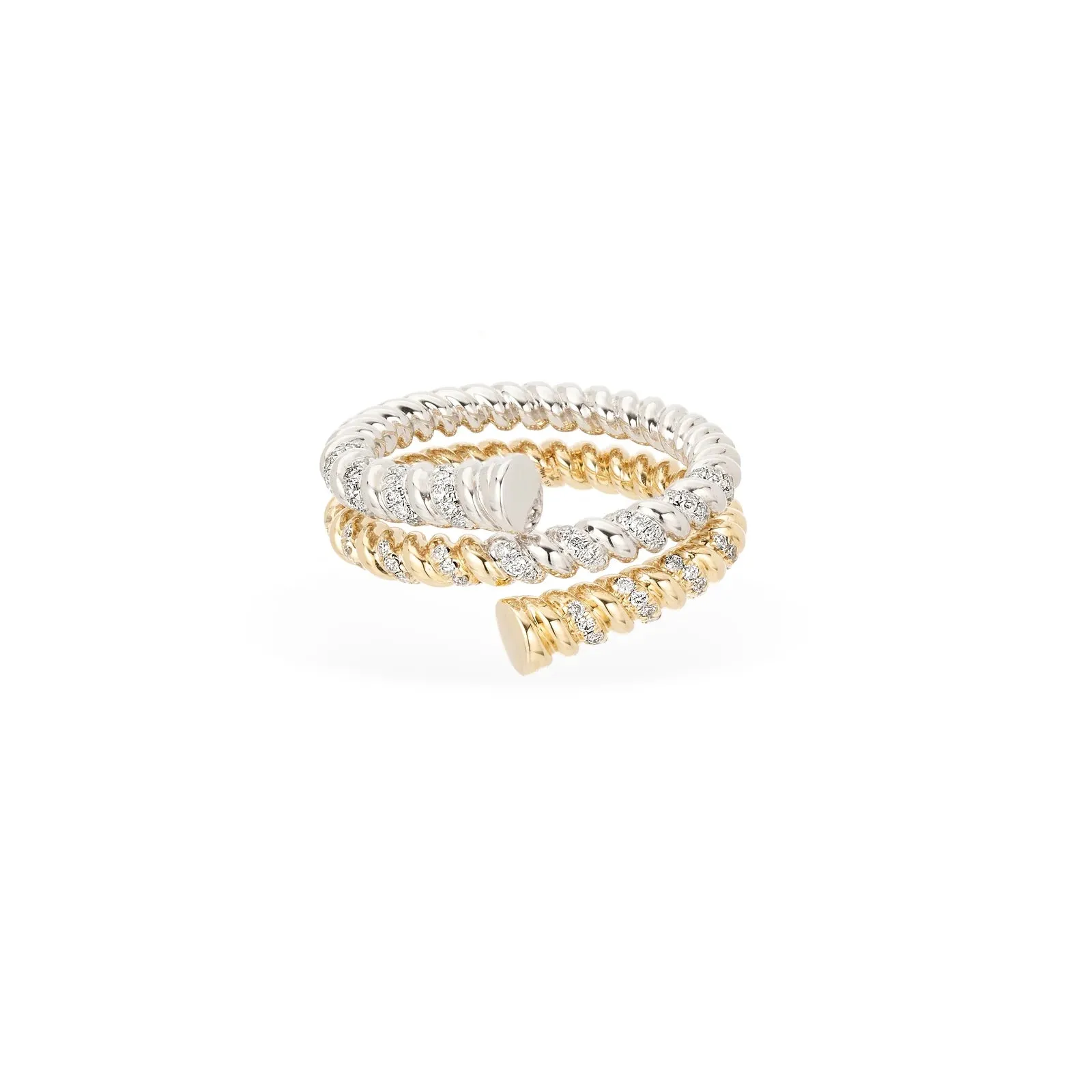 Pavé Rope Wrap Ring