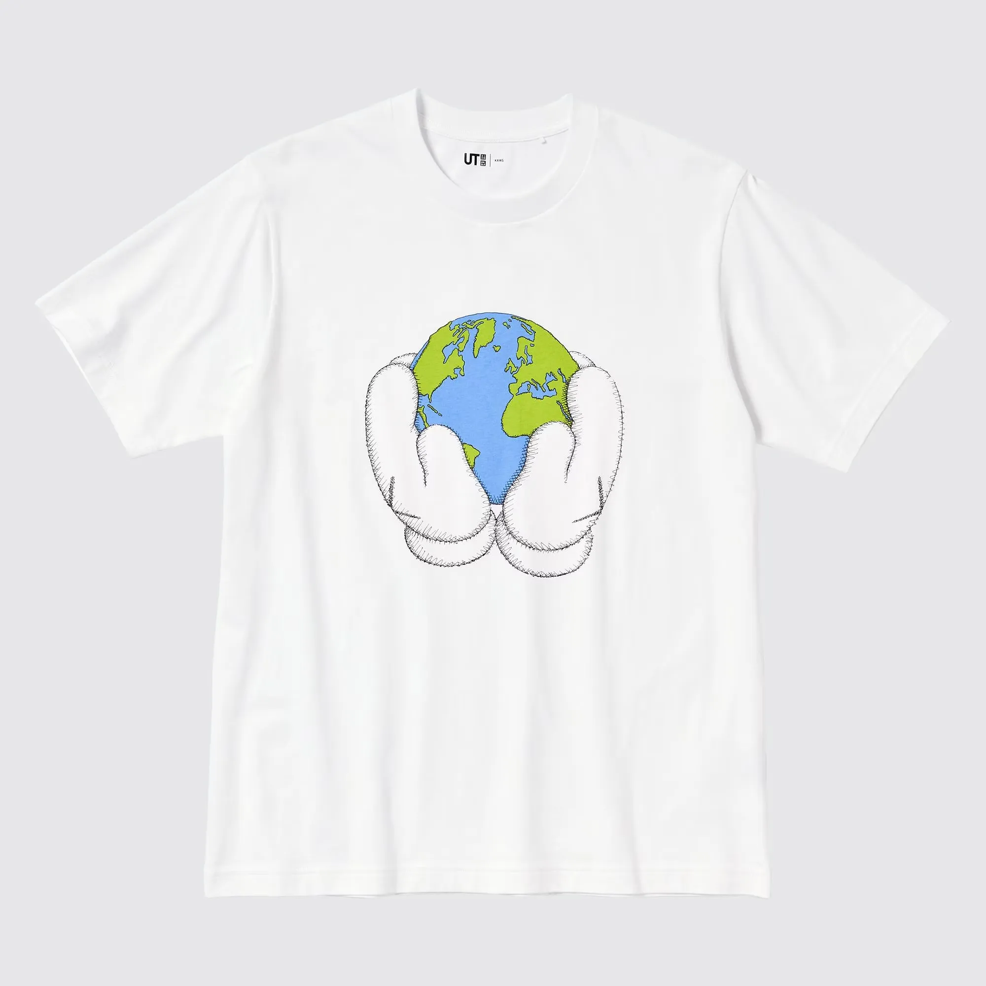 PEACE FOR ALL Short-Sleeve Graphic T-Shirt (Kaws)