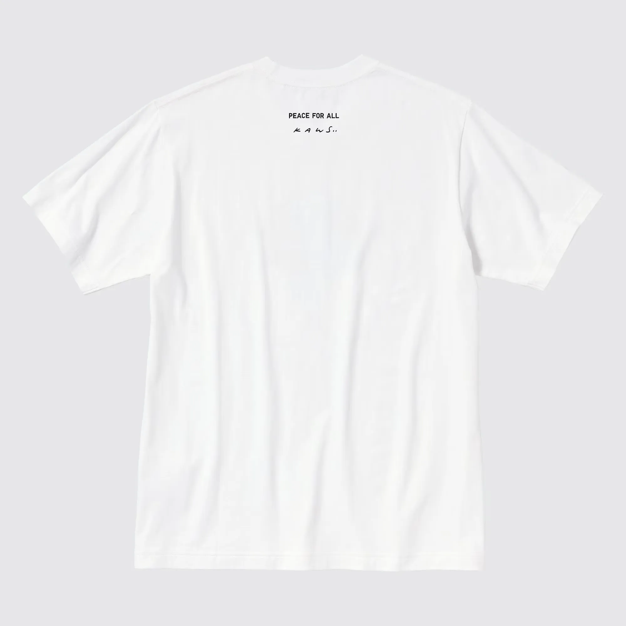 PEACE FOR ALL Short-Sleeve Graphic T-Shirt (Kaws)